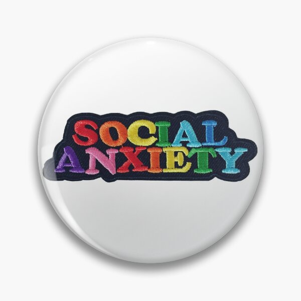 Item preview, Social Anxiety Sticker designed and sold by designolo.