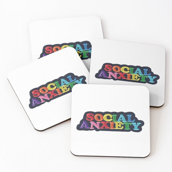 Item preview, Social Anxiety Sticker designed and sold by designolo.