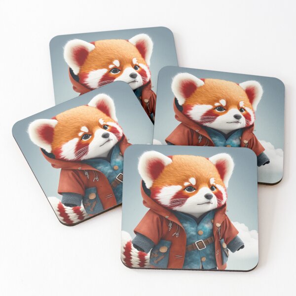 Item preview, Cute Red Panda Adventurer V2 designed and sold by GummywormDesign.