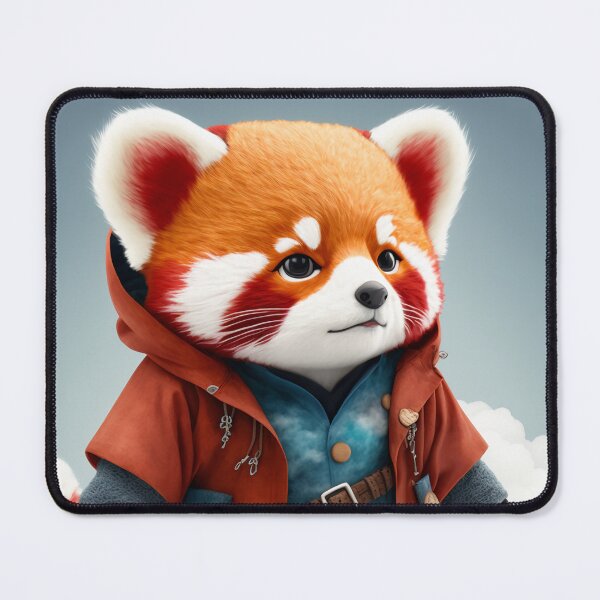 Item preview, Cute Red Panda Adventurer V2 designed and sold by GummywormDesign.