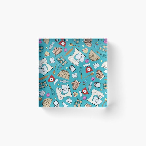 Item preview, I Love Baking // Teal designed and sold by The Wellington Boot.