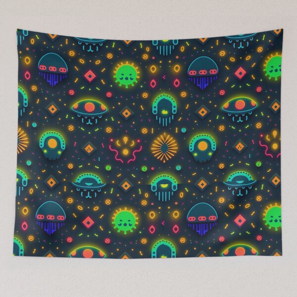 Item preview, Aliens in space designed and sold by CosmicMedium.