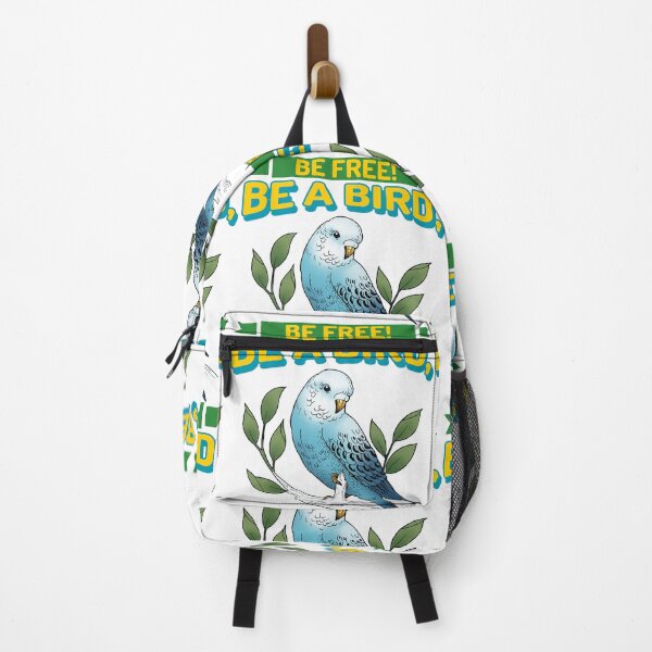 Item preview, Be a Bird Be Free Design, Small Parrot, Inspirational quote, Bird lover designed and sold by TatianaLG.