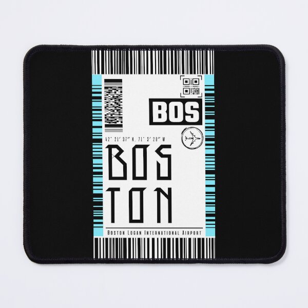 Item preview, BOSTON boarding pass Luggage sticker designed and sold by LeddsoDello.