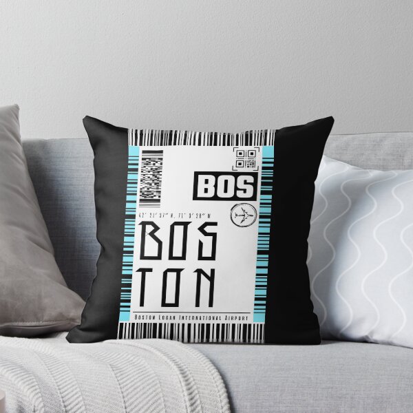 Item preview, BOSTON boarding pass Luggage sticker designed and sold by LeddsoDello.