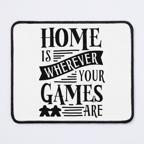 Item preview, Home is Wherever Your Games Are - Meeple Board Game Family and Couple Gift designed and sold by BeamGeeks.