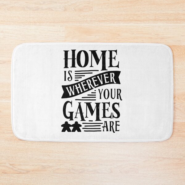 Item preview, Home is Wherever Your Games Are - Meeple Board Game Family and Couple Gift designed and sold by BeamGeeks.