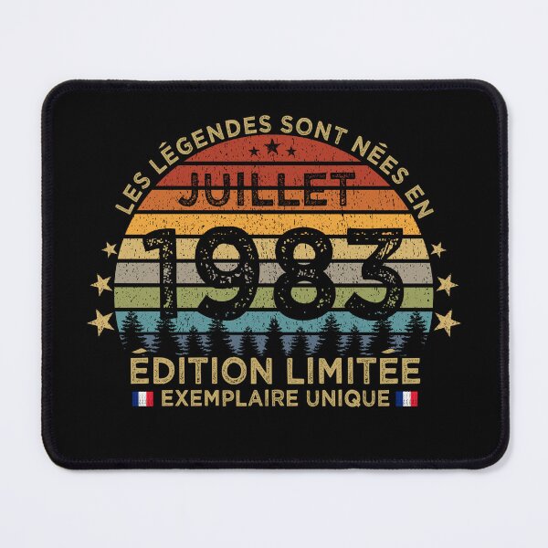 Aperçu de l'œuvre Anniversaire 40 Ans Les Légendes Sont Nées en Juillet 1983 créée et vendue par cssdru.