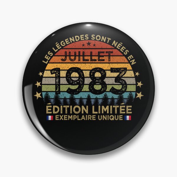 Item preview, Anniversaire 40 Ans Les Legendes Sont Nees en Juillet 1983 designed and sold by cssdru.