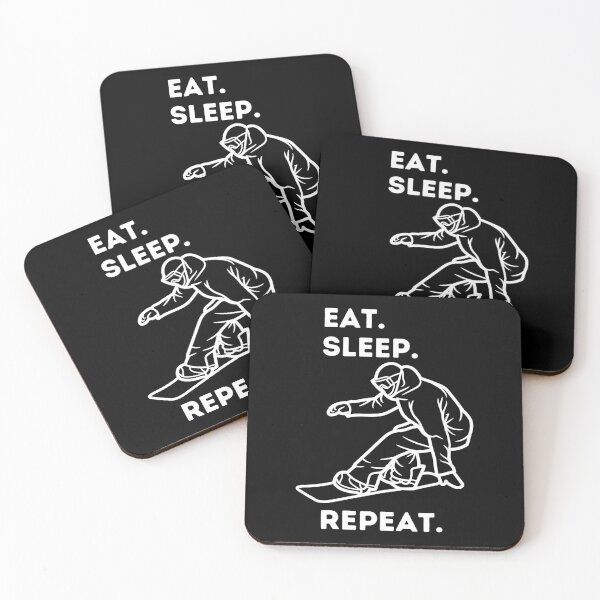 Item preview, EAT SLEEP SNOWBOARDING REPEAT, Eat Sleep Snowboard Repeat designed and sold by DesignsbyPhilee.