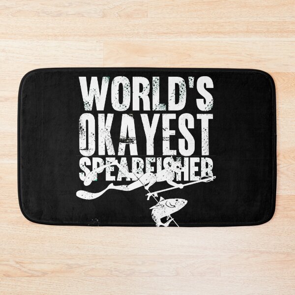 Item preview, world's okayest Spearfisher - best gift idea for freedivers & spearfishers  perfect present for a deep blue addict and ocean lover designed and sold by Live  Today.