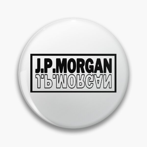 Item preview, JP Morgan with mirror reflection in black designed and sold by Manoroma.