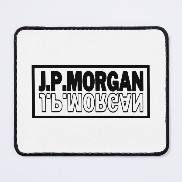 Item preview, JP Morgan with mirror reflection in black designed and sold by Manoroma.