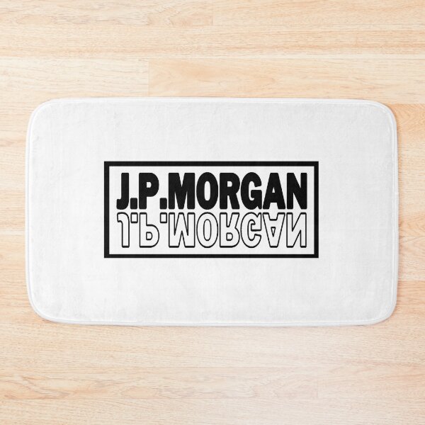 Item preview, JP Morgan with mirror reflection in black designed and sold by Manoroma.