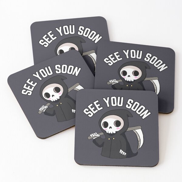 Item preview, Funny Grim Reaper - See You Soon designed and sold by Yarafantasyart.