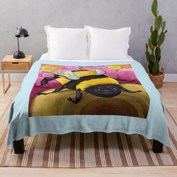 Item preview, Smiling Bee designed and sold by Blacklightco.