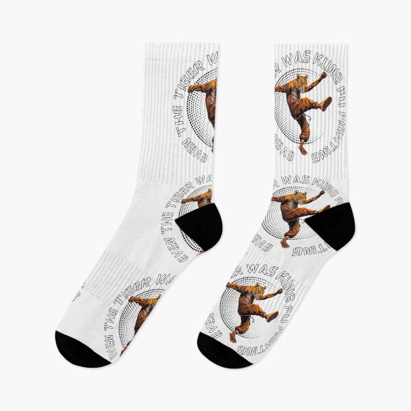 Item preview, EVEN THE TIGER WAS KUNG FU FIGHTING Mid journey Ai Art designed and sold by davidjulie.