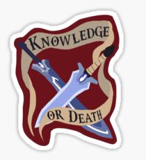 Voltron Knowledge or Death Sticker