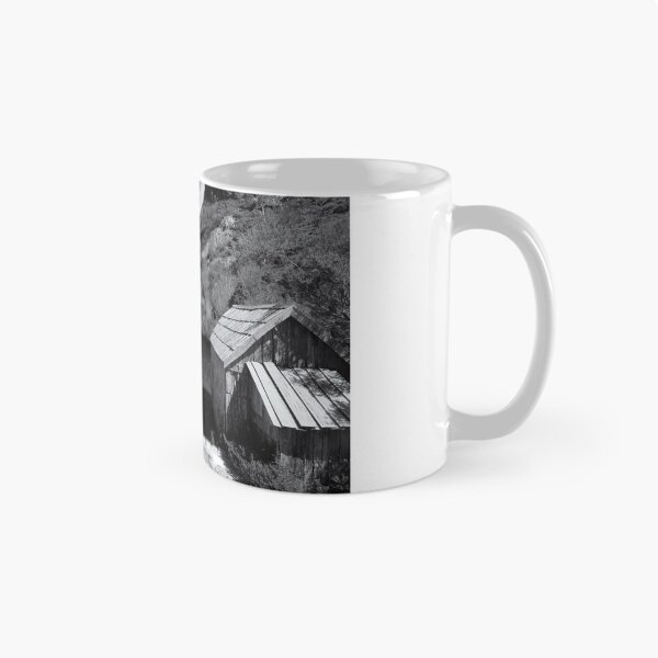 Item preview, Crater Lake Boatshed Black and White designed and sold by Nicholas Blackwell.