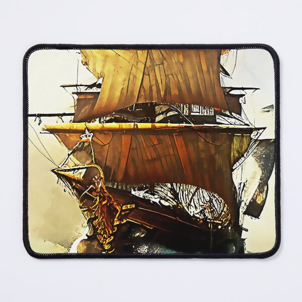 Item preview, The Hateful Golden Jewel Pirate Ship designed and sold by the-alfiere.