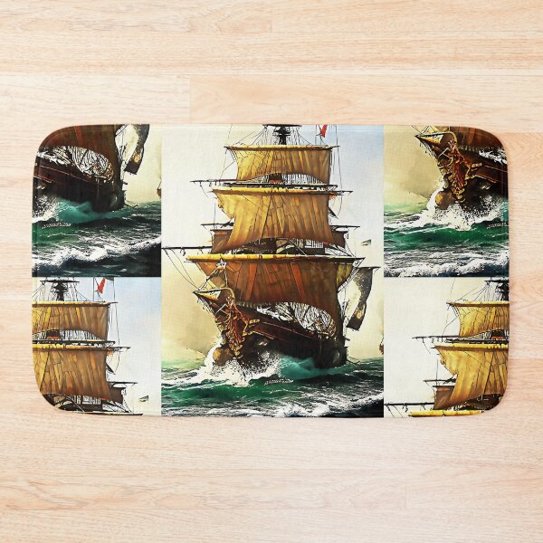 Item preview, The Hateful Golden Jewel Pirate Ship designed and sold by the-alfiere.