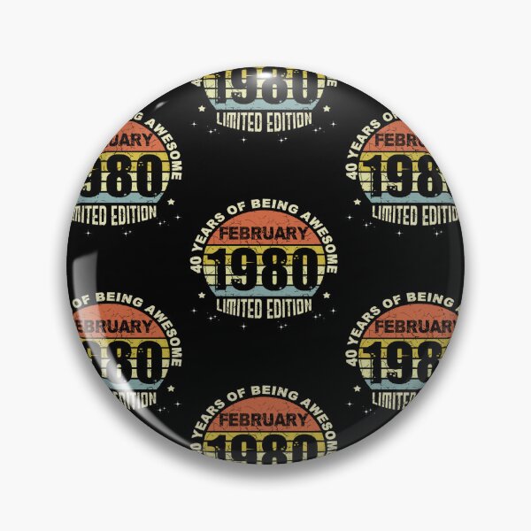 Item preview, 40 Limited Edition, Made In February 1980 40th Birthday designed and sold by DomenicoBarone.