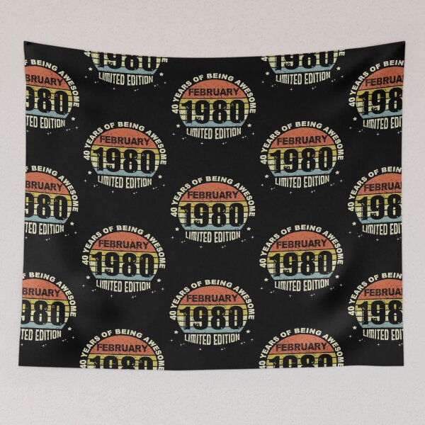 Item preview, 40 Limited Edition, Made In February 1980 40th Birthday designed and sold by DomenicoBarone.