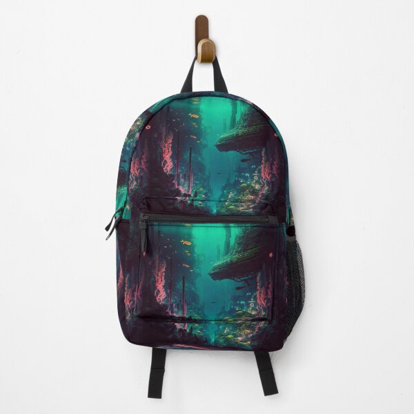 Item preview, Cyberpunk Lost Atlantis City Trench designed and sold by AICreateWorlds.
