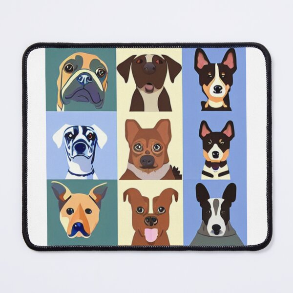 Item preview, Funny and Cute Dogs Seamless Pattern For Dog Lovers designed and sold by Gamicnum.