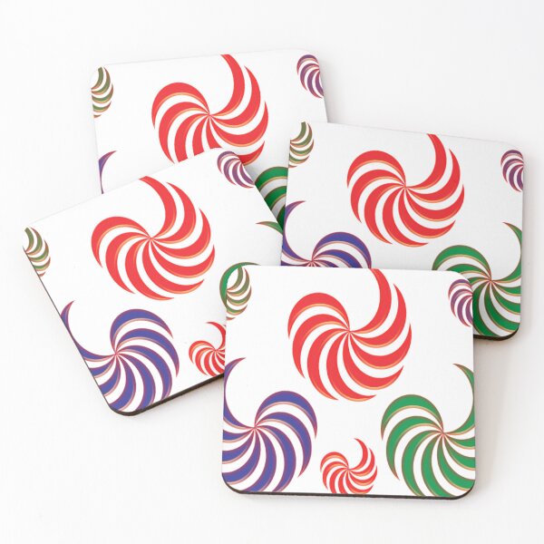 Item preview, Colorful floral designs made of circular pieces designed and sold by Bigrow.