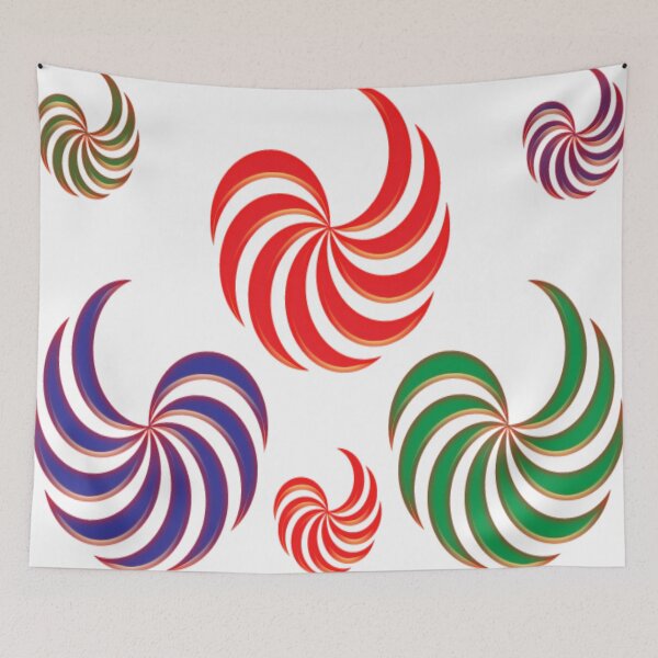 Item preview, Colorful floral designs made of circular pieces designed and sold by Bigrow.