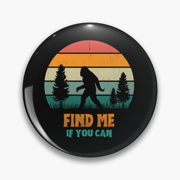Item preview, Find Me If You Can  Bigfoot Hide And Seek Retro Vintage Squatch Sasquatch Yeti Legend Monster Conspiracy Cute Funny Inspirational Motivational Gift designed and sold by EpsilonEridani.