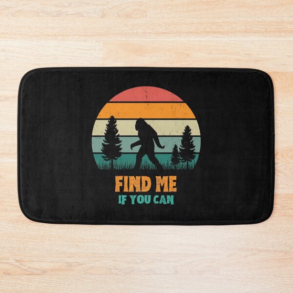 Item preview, Find Me If You Can  Bigfoot Hide And Seek Retro Vintage Squatch Sasquatch Yeti Legend Monster Conspiracy Cute Funny Inspirational Motivational Gift designed and sold by EpsilonEridani.