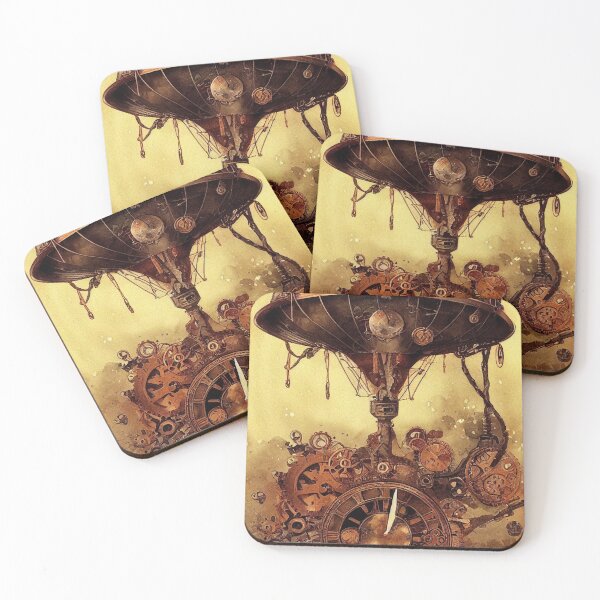 Item preview, Steampunk Rusty Machines Watercolor designed and sold by ORIGENcreate.