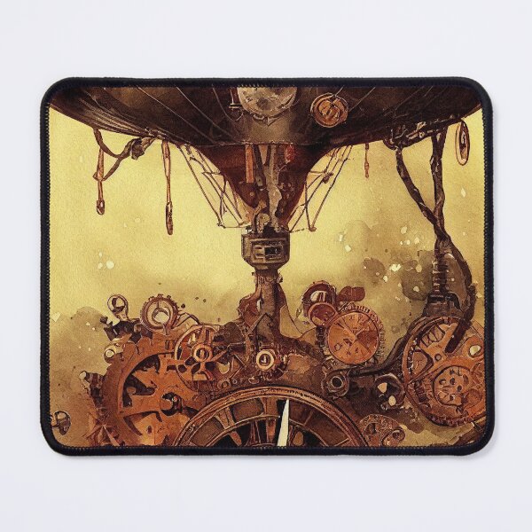 Item preview, Steampunk Rusty Machines Watercolor designed and sold by ORIGENcreate.