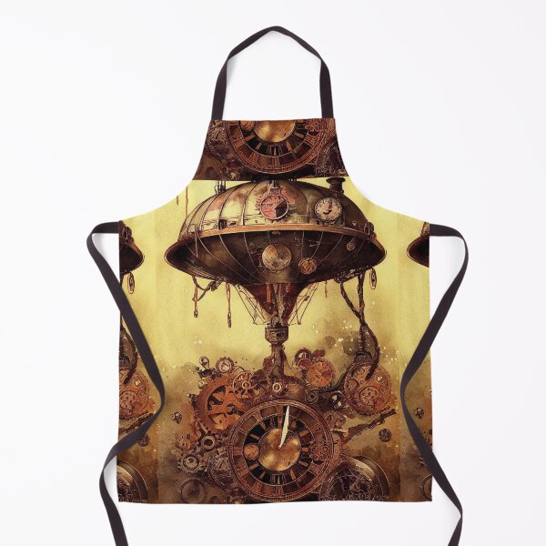 Item preview, Steampunk Rusty Machines Watercolor designed and sold by ORIGENcreate.