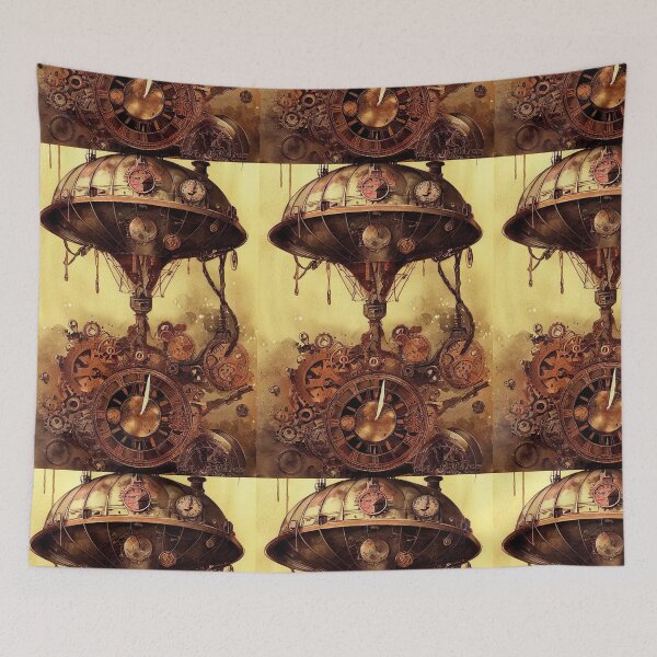 Item preview, Steampunk Rusty Machines Watercolor designed and sold by ORIGENcreate.