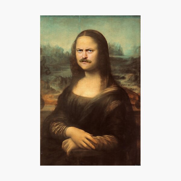 Mona Ron Swanson Photographic Print