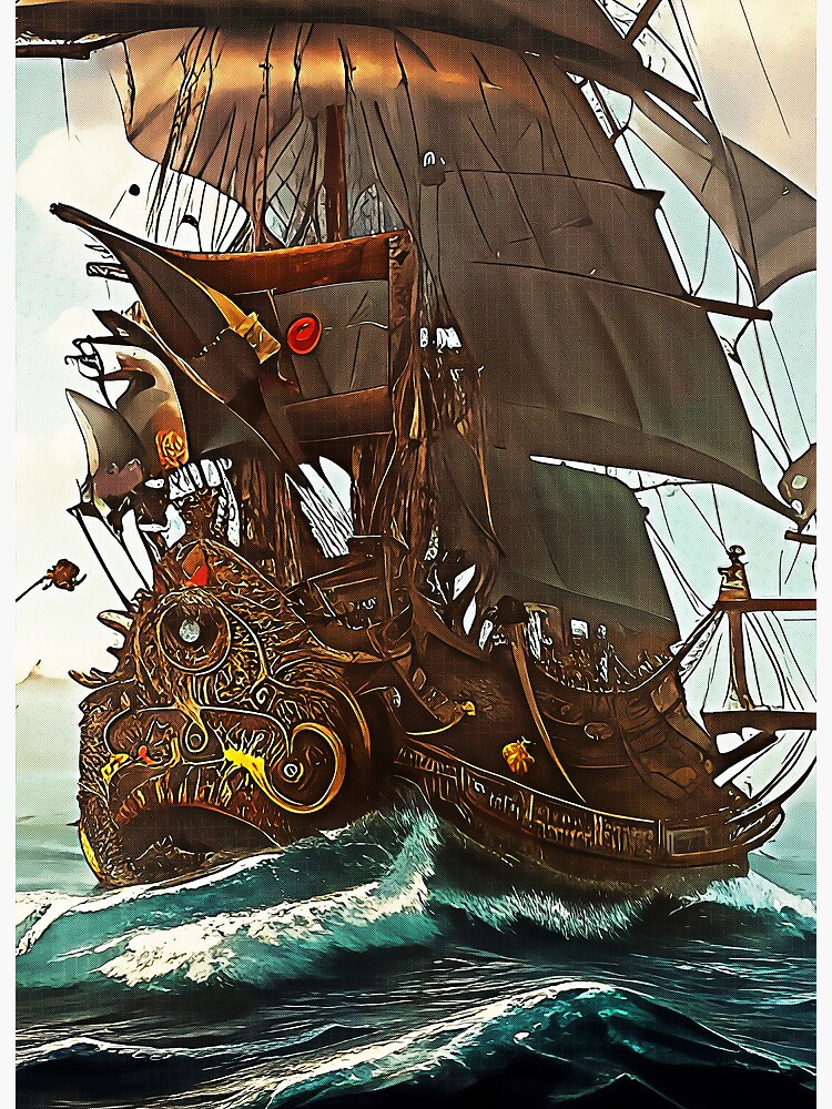 Ghostly Sails Poster Print