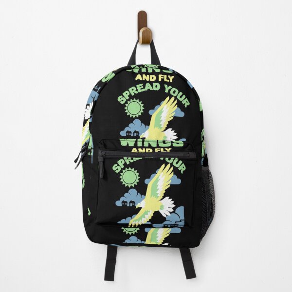 Item preview, Spread Your Wings And Fly Design, Small Parrot, Inspirational quote, Bird lover designed and sold by TatianaLG.