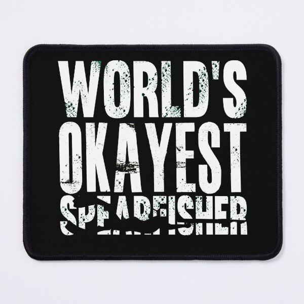Item preview, world's okayest Spearfisher - best gift idea for freedivers & spearfishers  perfect present for a deep blue addict and ocean lover designed and sold by Live  Today.