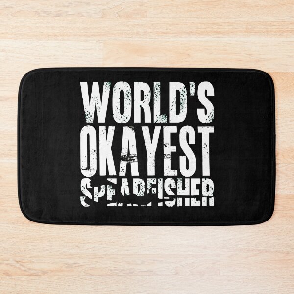 Item preview, world's okayest Spearfisher - best gift idea for freedivers & spearfishers  perfect present for a deep blue addict and ocean lover designed and sold by Live  Today.