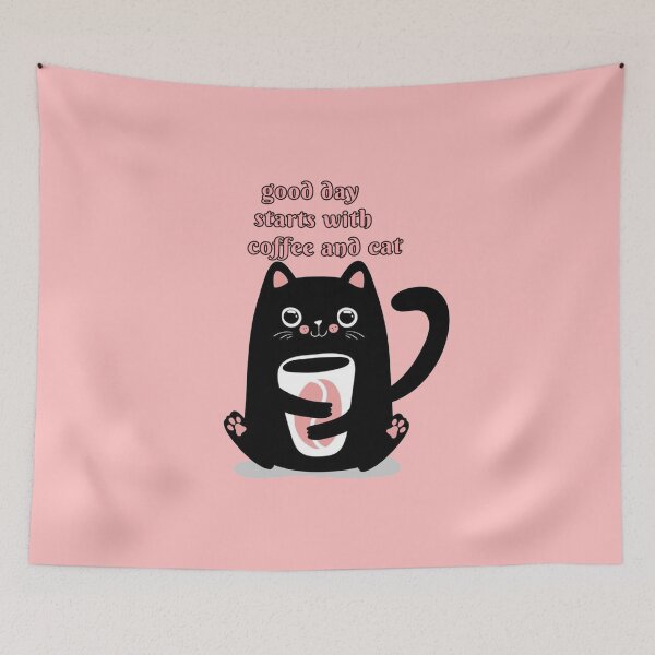 Item preview, Cat and coffee designed and sold by Toothless-3377.
