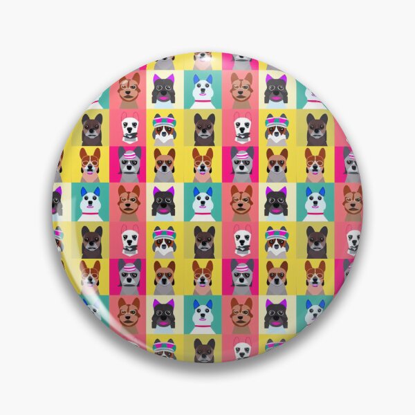 Item preview, Funny Dogs Seamless Pattern For Dog Lovers designed and sold by Gamicnum.