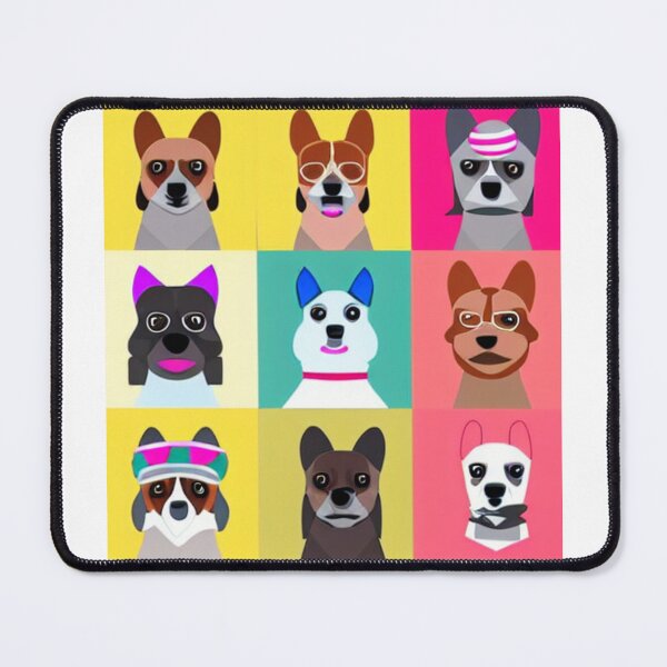 Item preview, Funny Dogs Seamless Pattern For Dog Lovers designed and sold by Gamicnum.
