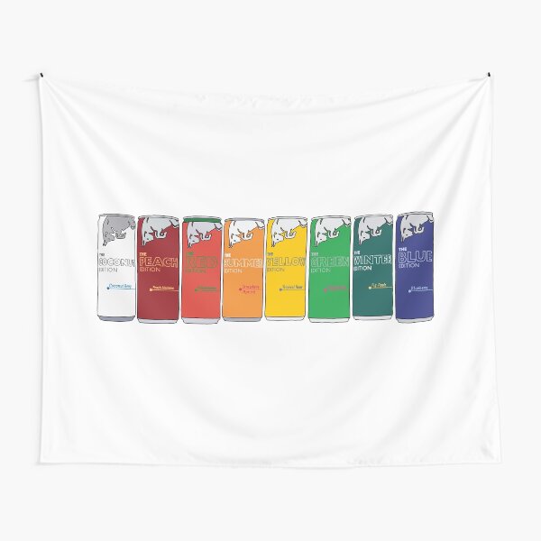 redbull rainbow Tapestry