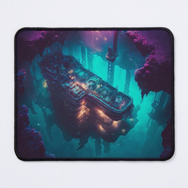 Item preview, Cyberpunk Coral Cave City designed and sold by AICreateWorlds.