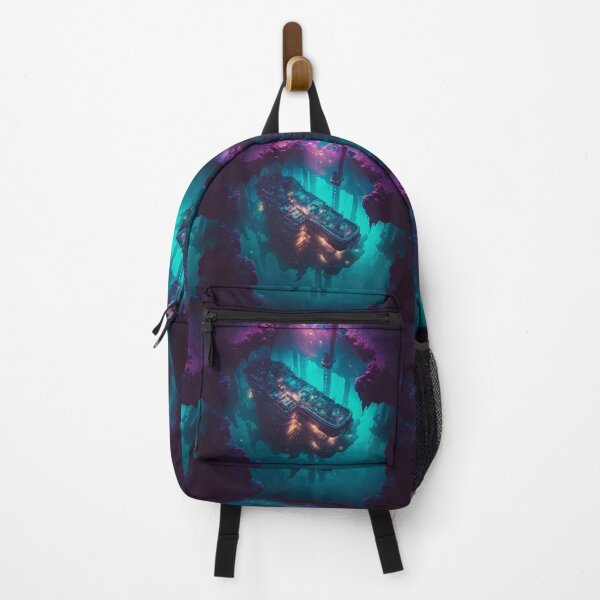 Item preview, Cyberpunk Coral Cave City designed and sold by AICreateWorlds.