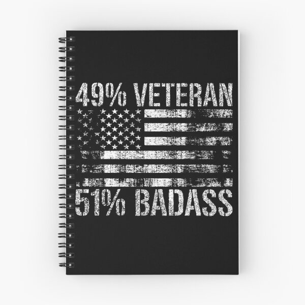Item preview, 49 Percent Veteran 51 Percent Badas Funny Veterans Day Gift designed and sold by DomenicoBarone.