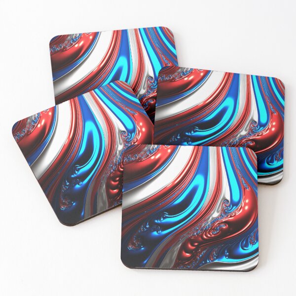 Item preview, Waves of colors in red, blue and white designed and sold by Ahmed farouk.
